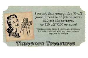 Retro coupon